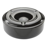 Beaumont Black Melamine Windproof Ashtray 5.75"
